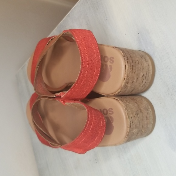 Sorel Cameron Wedge Sandals SZ 5.5 - Picture 3 of 7